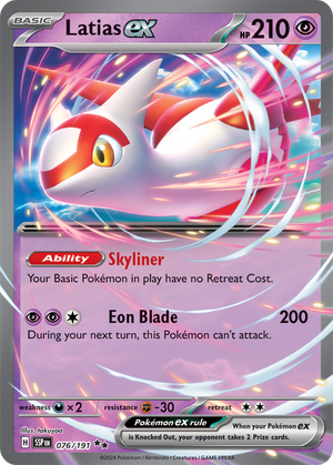 Latias-ex - Scintille Folgoranti 076/191 [ Italiano / Inglese ]