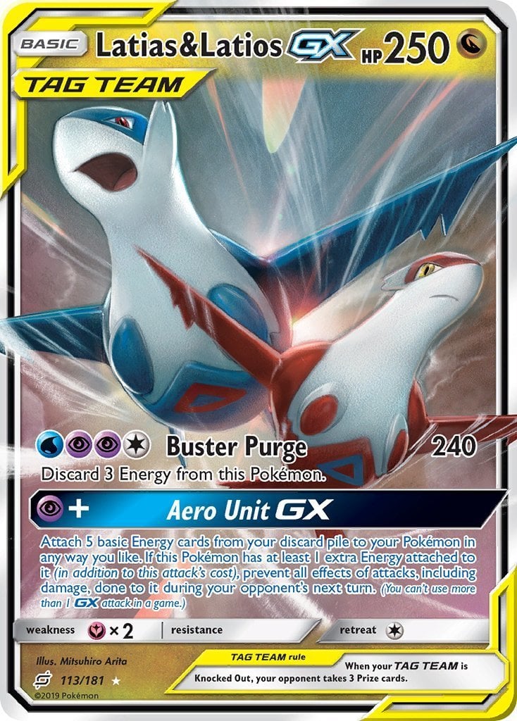 Latias e Latios GX - Gioco di Squadra 113/181 [ Italiano / Inglese ]