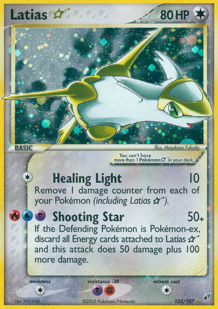 Latias ☆ Gold Star - EX Deoxys 105/107 [ Italiano / Inglese ]