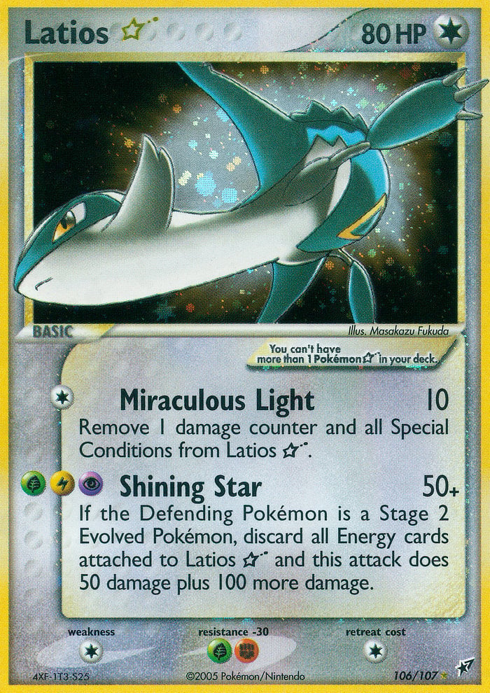 Latios ☆ Gold Star - EX Deoxys 106/107 [ Italiano / Inglese ]