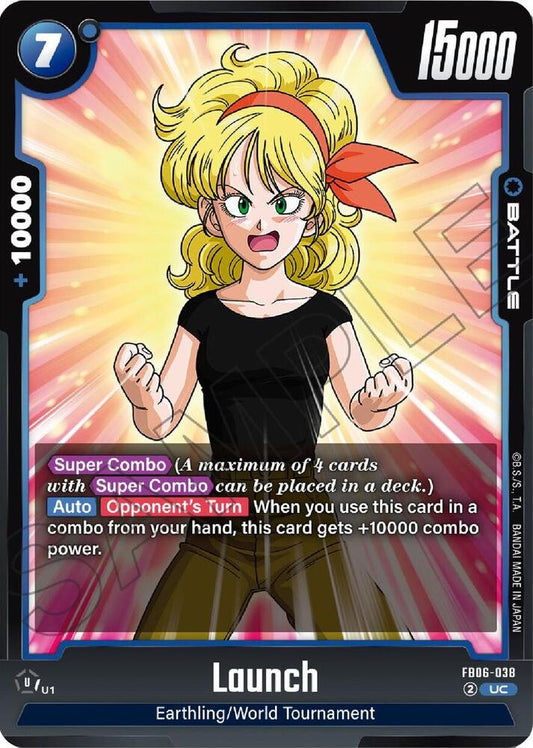 Launch FB06-038 [ Inglese / Giapponese ]