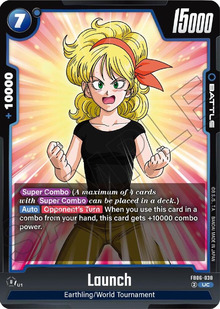 Launch FB06-038 [ Inglese / Giapponese ]