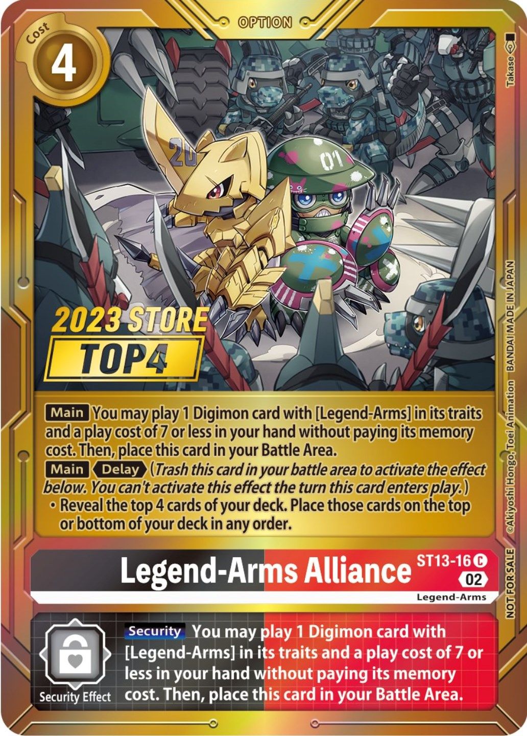 Legend-Arms Alliance ST13-16 [ Inglese / Giapponese ]