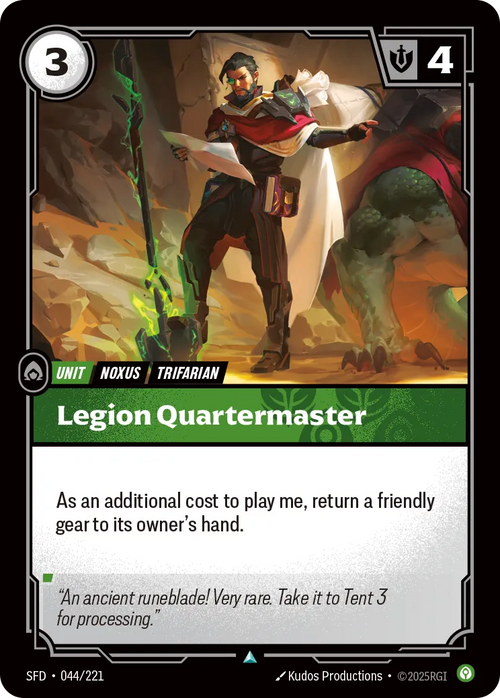 Legion Quartermaster (Uncommon) [ Inglese / Cinese Semplificato ]