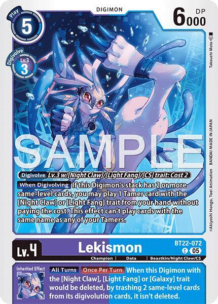Lekismon BT22-072 [ Inglese / Giapponese ]