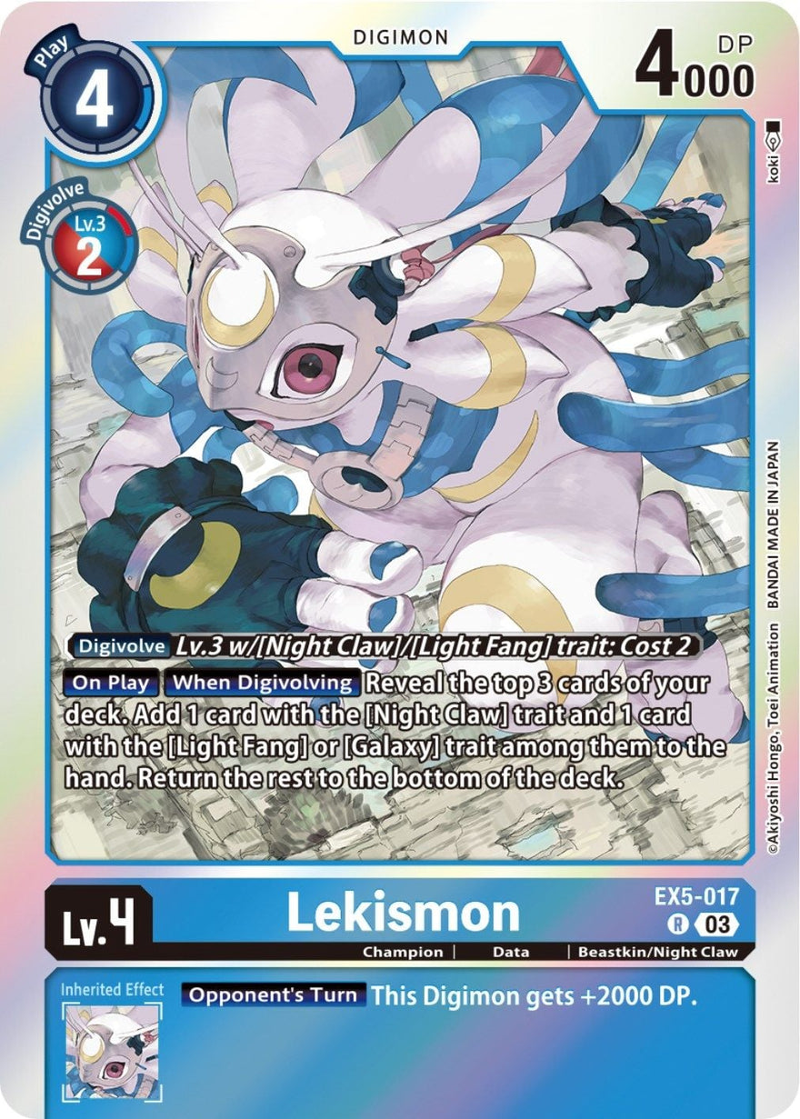 Lekismon EX5-017 [ Inglese / Giapponese ]
