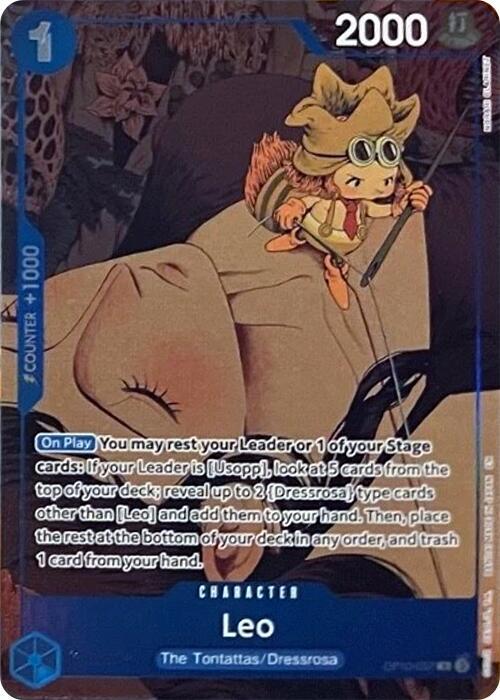 Leo OP10-057 [ Inglese / Giapponese / Francese / Cinese Semplificato ]