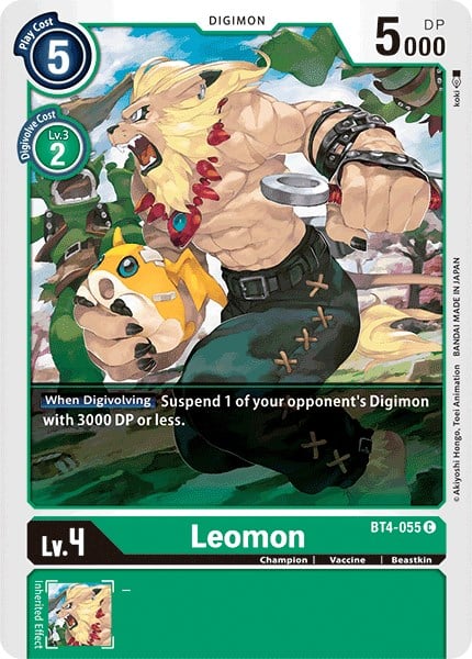 Leomon BT4-055 [ Inglese / Giapponese ]