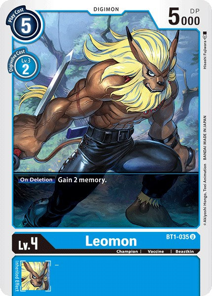 Leomon BT1-035 [ Inglese / Giapponese ]