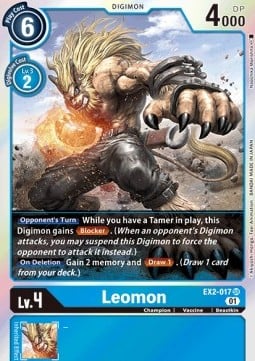 Leomon EX2-017 [ Inglese / Giapponese ]