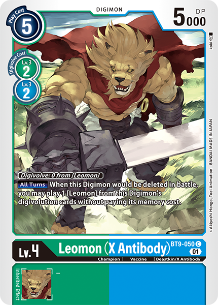 Leomon BT9-050 [ Inglese / Giapponese ]