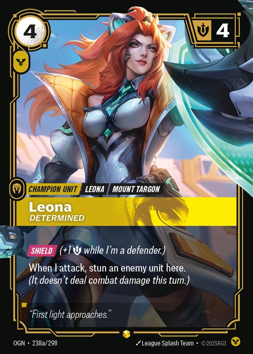Leona - Determined (RARE) [ Inglese / Cinese Semplificato ]
