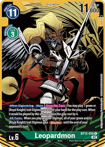 Leopardmon BT13-056 [ Inglese / Giapponese ]