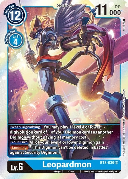 Leopardmon BT3-030 [ Inglese / Giapponese ]