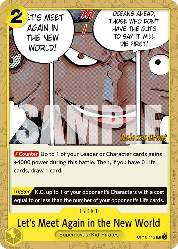 Let's Meet Again in the New World OP10-115 [ Inglese / Giapponese / Francese / Cinese Semplificato ]