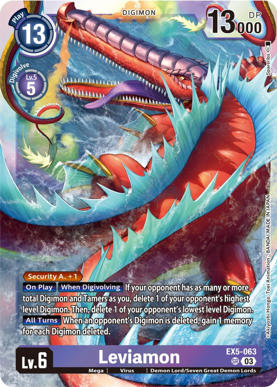 Leviamon EX5-063 [ Inglese / Giapponese ]