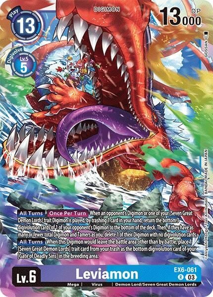 Leviamon EX6-061 [ Inglese / Giapponese ]