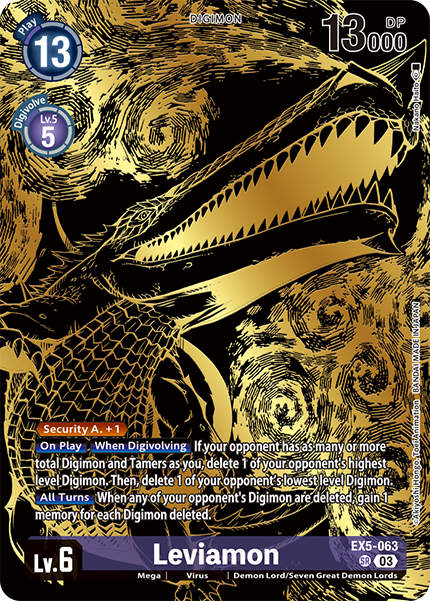 Leviamon EX5-063 [ Inglese / Giapponese ]