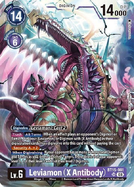 Leviamon BT15-081 [ Inglese / Giapponese ]