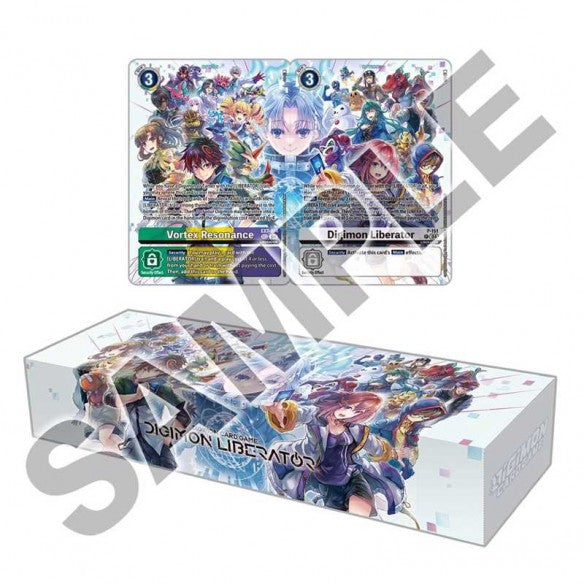 Digimon Card Game Liberator Debuggers Storage Box PB - 22 con 52 Carte Collezione ENG