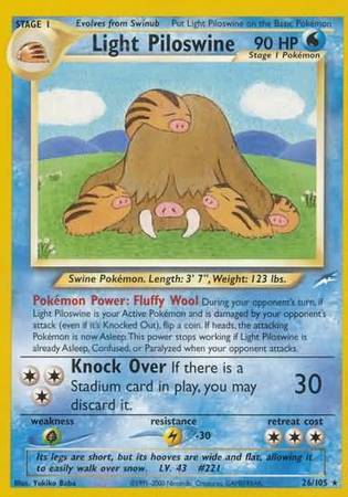 Light Piloswine - Neo Destiny 26/105 [ Italiano / Inglese ]