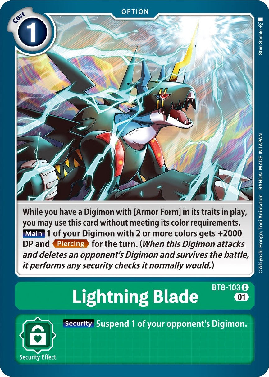 Lightning Blade BT8-103 [ Inglese / Giapponese ]