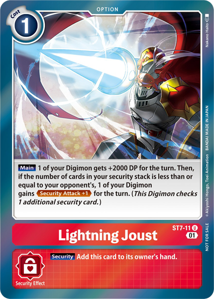 Lightning Joust EX2-011 [ Inglese / Giapponese ]