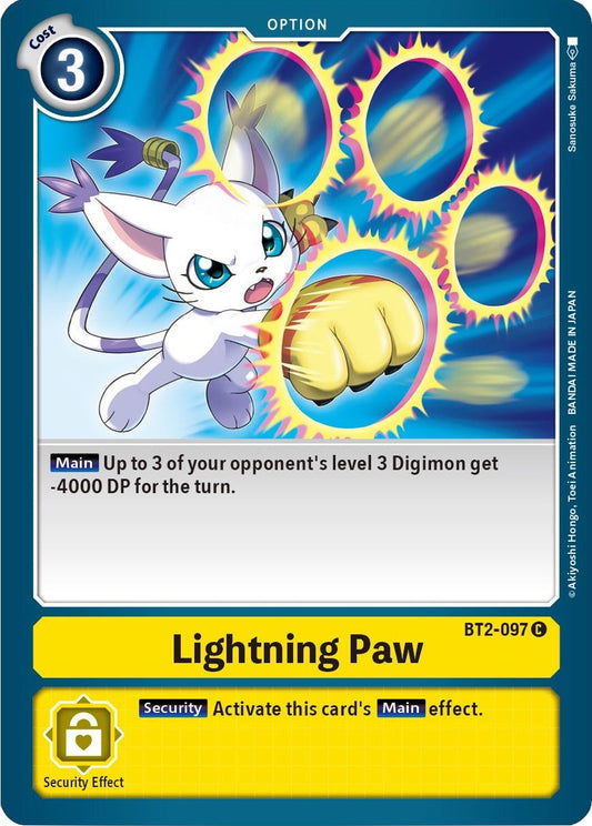 Lightning Paw BT2-097 [ Inglese / Giapponese ]