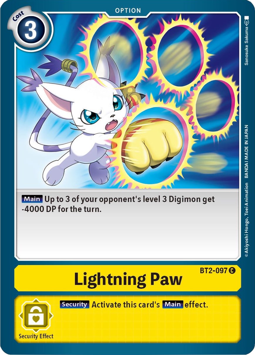 Lightning Paw BT2-097 [ Inglese / Giapponese ]