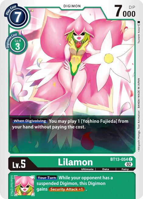 Lilamon BT13-054 [ Inglese / Giapponese ]