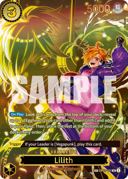 Lilith OP07-111 [ Inglese / Giapponese / Francese / Cinese Semplificato ]