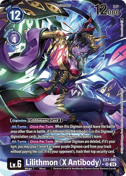 Lilithmon EX7-061 [ Inglese / Giapponese ]