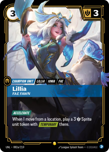 Lillia - Fae Fawn (RARE) [ Inglese / Cinese Semplificato ]