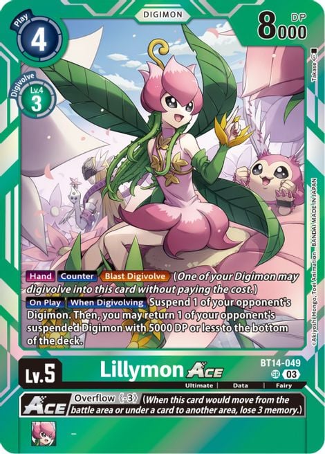 Lillymon Ace BT14-049 [ Inglese / Giapponese ]