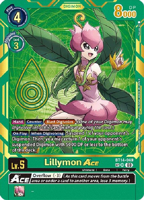 Lillymon Ace BT14-049 [ Inglese / Giapponese ]