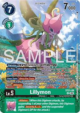 Lillymon ST21-09 [ Inglese / Giapponese ]