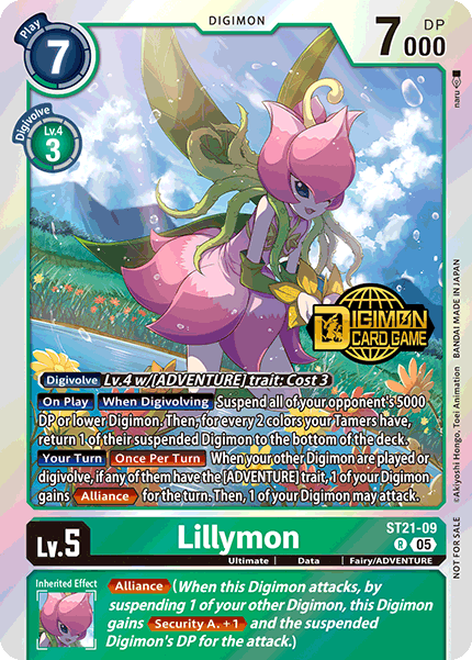 Lillymon ST21-09 [ Inglese / Giapponese ]