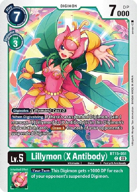 Lillymon BT15-051 [ Inglese / Giapponese ]