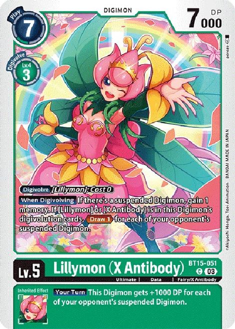 Lillymon BT15-051 [ Inglese / Giapponese ]