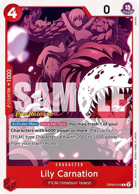 Lily Carnation OP06-015 [ Inglese / Giapponese / Francese / Cinese Semplificato ]