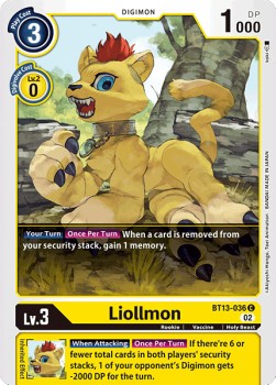 Liollmon BT13-036 [ Inglese / Giapponese ]
