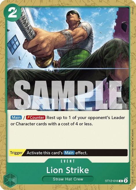 Lion Strike ST12-016 [ Inglese / Giapponese / Francese / Cinese Semplificato ]