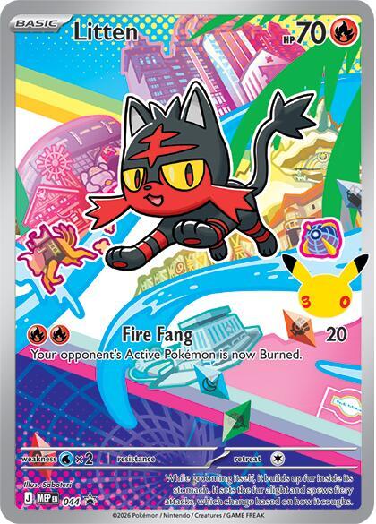 Litten - MEP Black Star Promos MEP 044 [ Italiano / Inglese ]