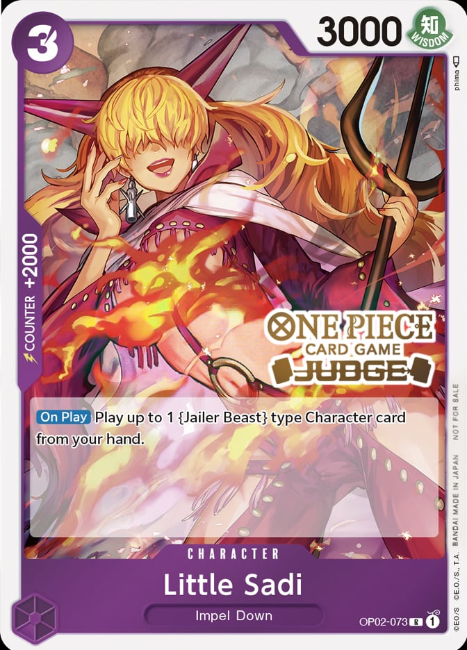 Little Sadi OP02-073 [ Inglese / Giapponese / Francese / Cinese Semplificato ]