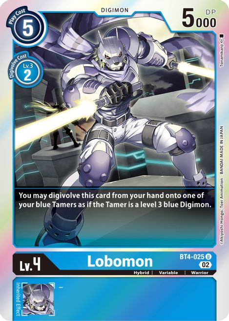 Lobomon BT4-025 [ Inglese / Giapponese ]