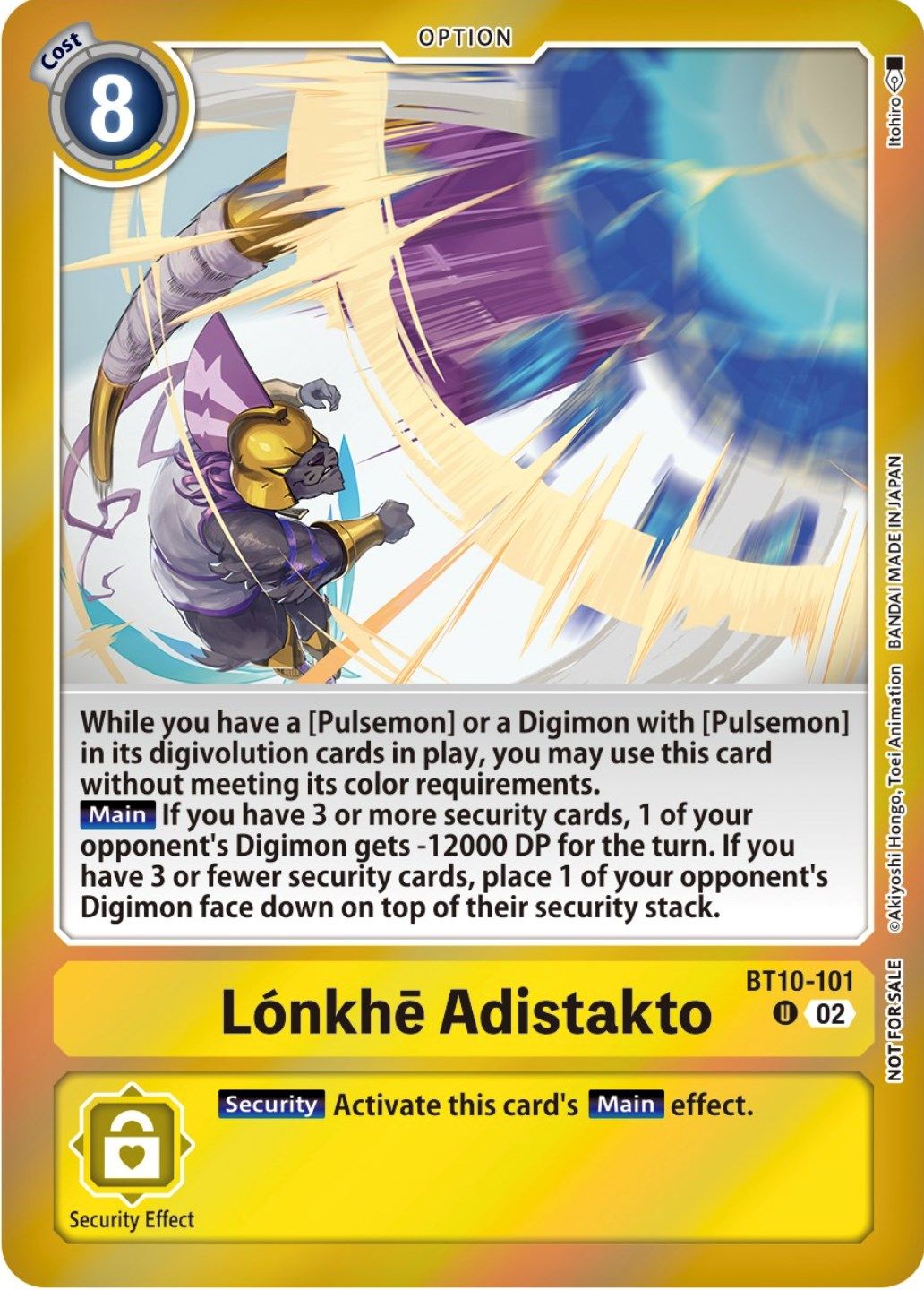 Lónkhē Adistakto BT10-101 [ Inglese / Giapponese ]