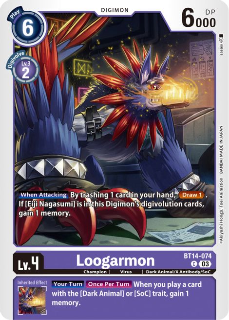 Loogarmon BT14-074 [ Inglese / Giapponese ]