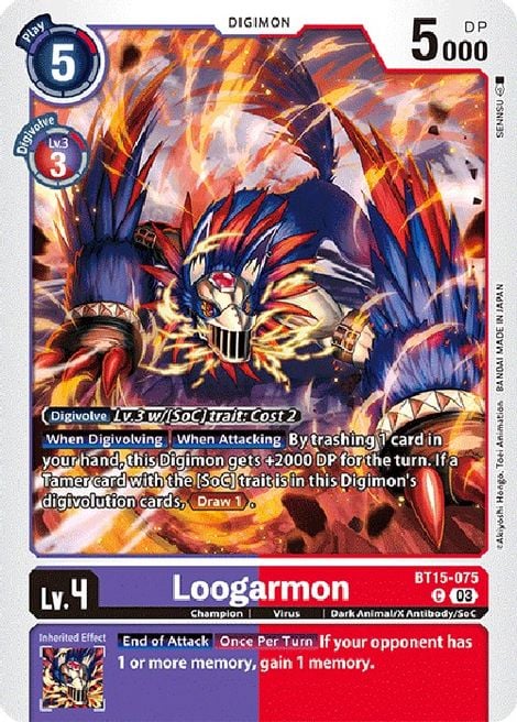 Loogarmon BT15-075 [ Inglese / Giapponese ]