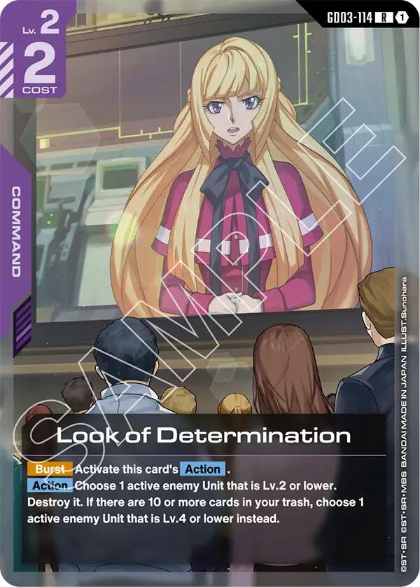 Look of Determination GD03-114 [ Inglese / Giapponese ]