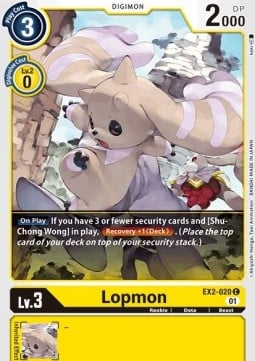 Lopmon EX2-020 [ Inglese / Giapponese ]